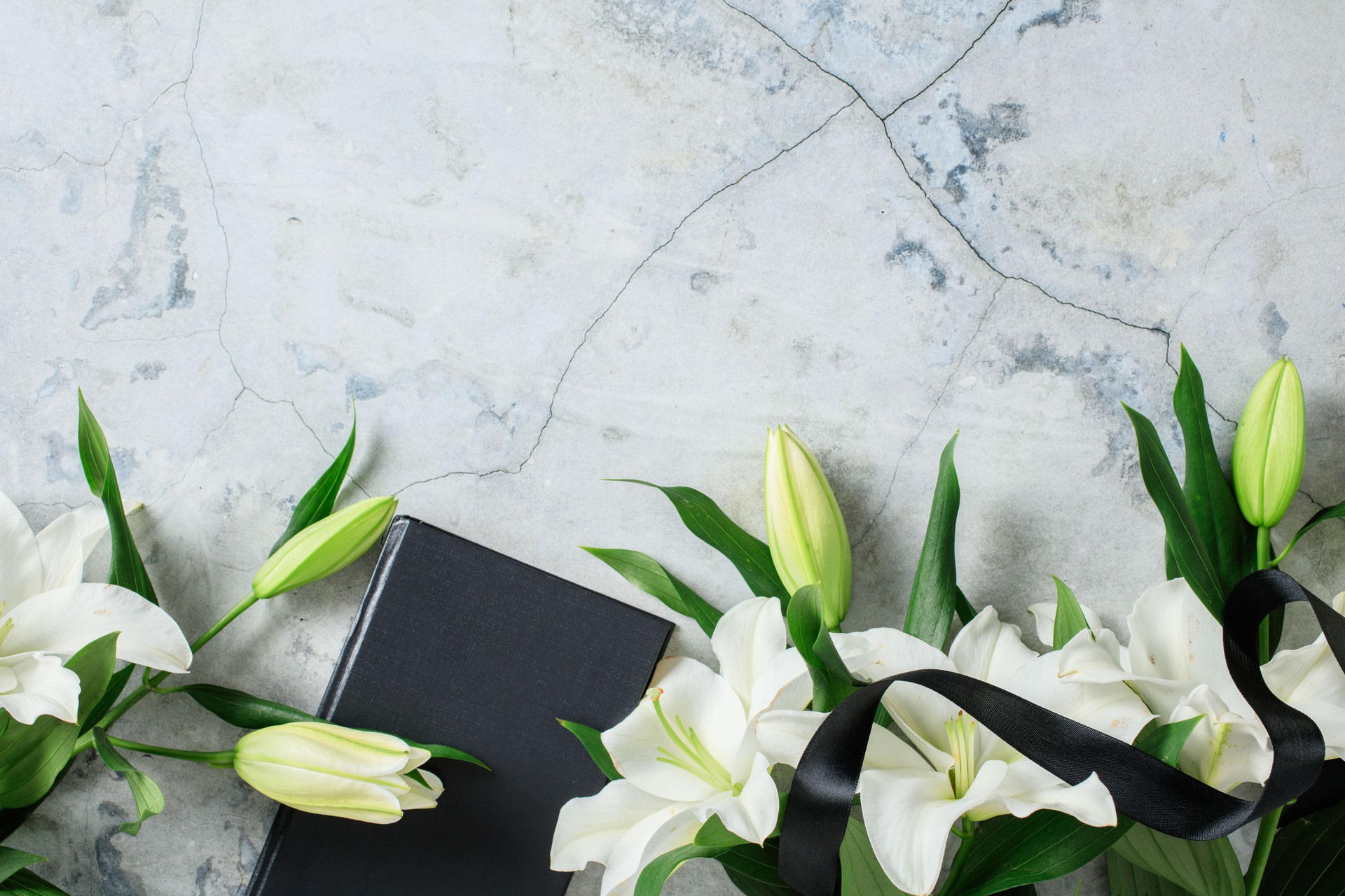 Arranjo floral junto a documento oficial, representando apoio no pedido de autorização para cremação ou sepultação em Sintra, Cascais, Oeiras, Amadora e Loures.